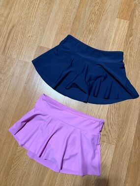 Girls Lands End Swim Skirts M (8)